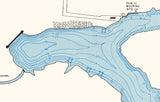 1961 Map of Zoar Lake Tuscarawas County Ohio