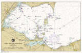 1980 Nautical Map of West End of Lake Erie