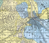 1876 Map of Hennepin County Minnesota