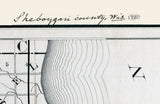 1880 Map of Sheboygan County Wisconsin