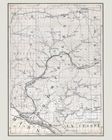 1880 Map of Trempaleau County Wisconsin