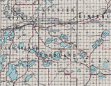 1914 Map of Aitkin County Minnesota