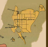 1915 Map of Door County Wisconsin