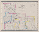 1829 Map of Broome County New York