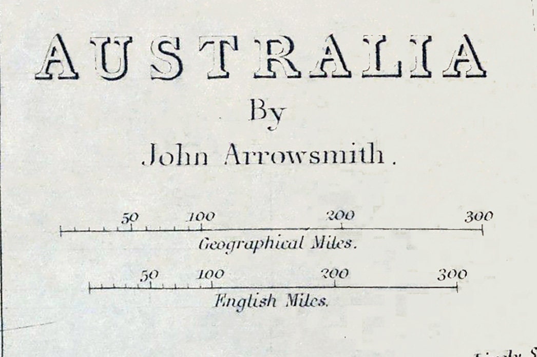 1846 Map of Australia