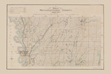 1870 Map of Pottawattamie County Iowa