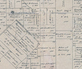 1880 Map of Rockwall County Texas