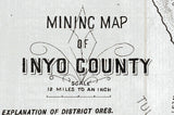 1883 Map of Inyo County California