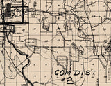 1890 Map of Thurston County Washington