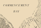 1907 Map of Tacoma Washington