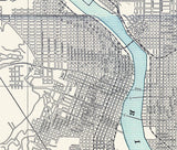 1909 Map of Portland Oregon