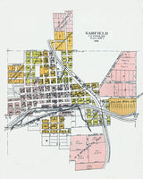 1910 Map of Garfield Whitman County Washington