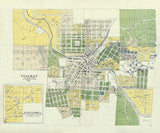 1910 Map of Pullman Whitman County Washington