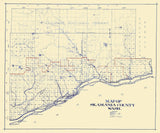 1910 Map of Skamania County Washington