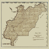 1916 Map of Douglas County Washington