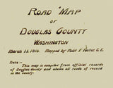 1916 Map of Douglas County Washington