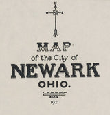 1921 Map of Newark Ohio