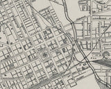 1921 Map of Newark Ohio