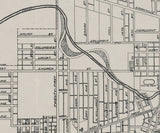 1921 Map of Newark Ohio