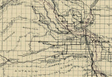 1921 Map of Yakima County Washington