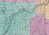 1829 Map of Chenango County New York
