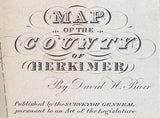 1829 Map of Herkimer County New York