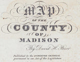 1829 Map of Madison County New York