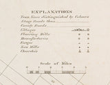 1829 Map of Orange and Rockland County New York