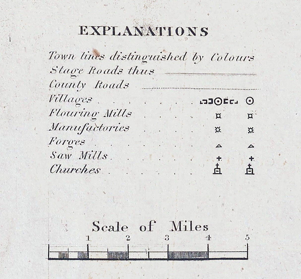 1829 Map of Otsego County New York