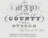 1829 Map of Otsego County New York