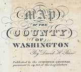 1829 Map of Washington County New York