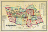 1855 Map of Schuylkill County Pennsylvania