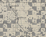 1887 Map of Ashland County Wisconsin