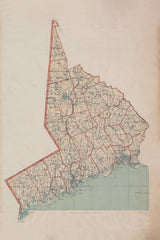 1893 Map of Fairfield County Connecticut