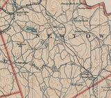 1893 Map of Fairfield County Connecticut