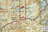 1901 Map of Arizona Territory