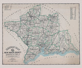 1904 Map of New Haven County Connecticut