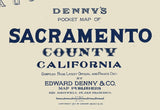 1913 Map of Sacramento County California