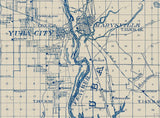 1913 Map of Sutter County California