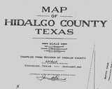 1914 Map of Hidalgo County Texas