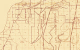 1915 Map of Coahoma County Mississippi