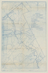 1920 Map of Live Oak County Texas