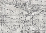 1920 Map of Saint Louis County Minnesota