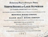 1867 Map of Lake Superior