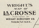 1915 Map of La Crosse Wisconsin