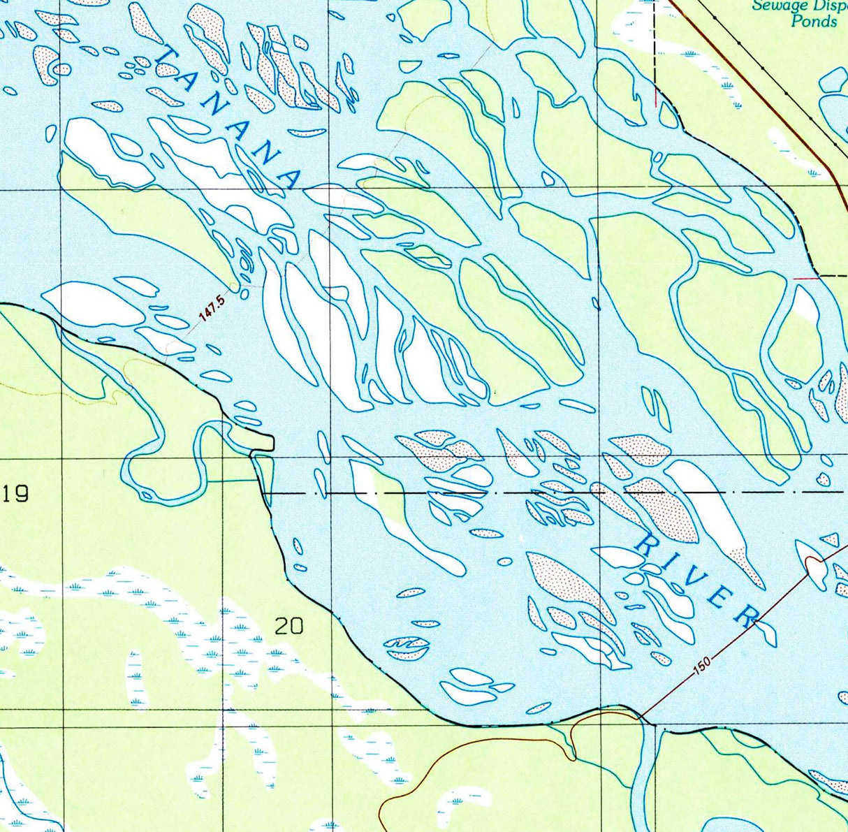 1992 Map of North Pole Alaska