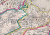 1858 Map of Norfolk County Massachusetts
