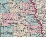 1873 Map of Nebraska