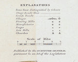 1829 Map of Chenango County New York