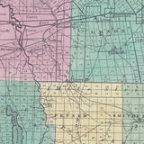 1829 Map of Madison County New York